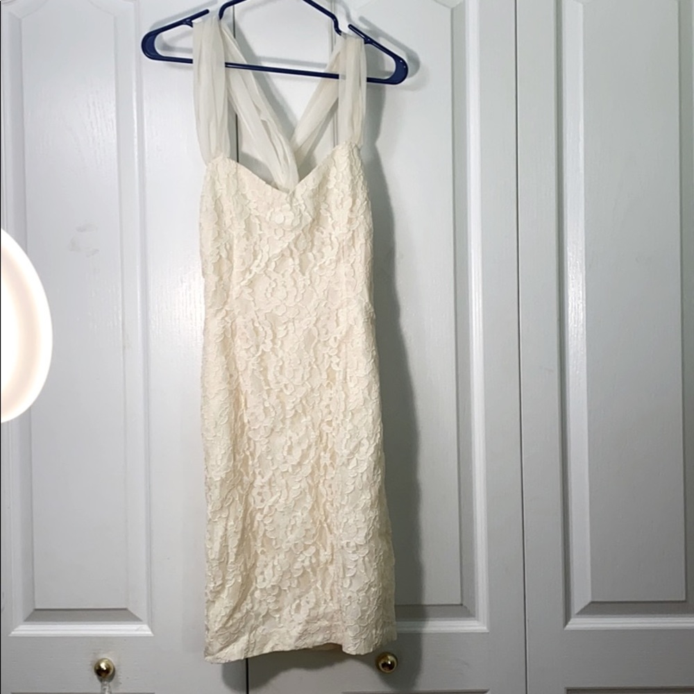 Ivory lace dress